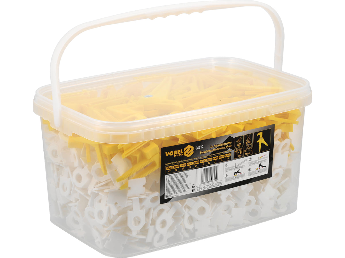 Tegel Nivelleersysteem 1MM 700+200+TANG