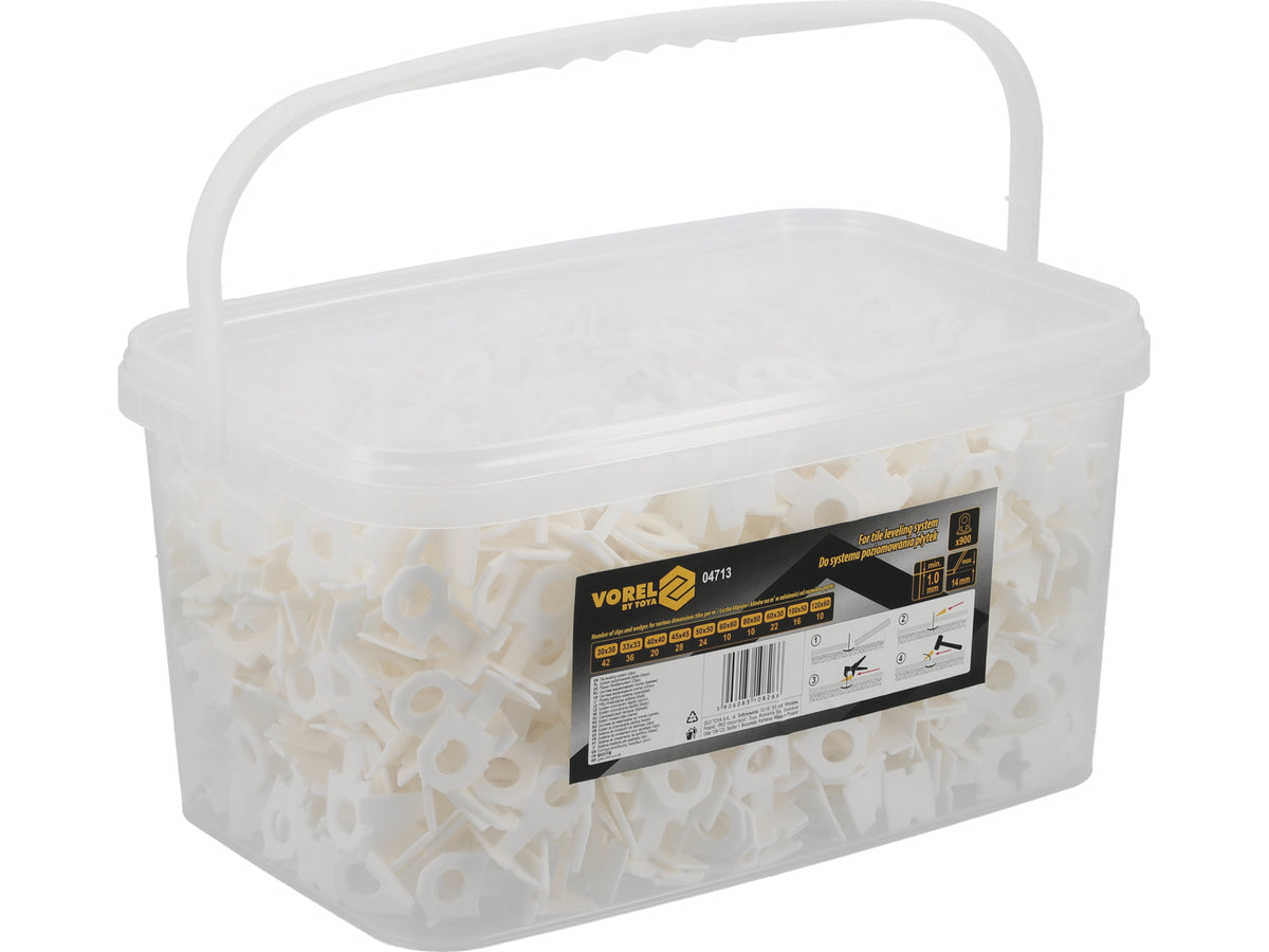 Clips Voor Tegel Nivelleersysteem 1MM 900 St