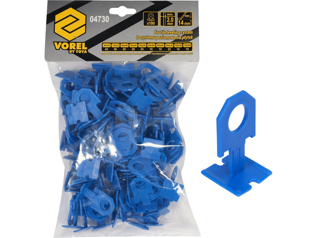 Systeem, Clips Voor Het Nivelleren Van Tegels 2MM 100 St.