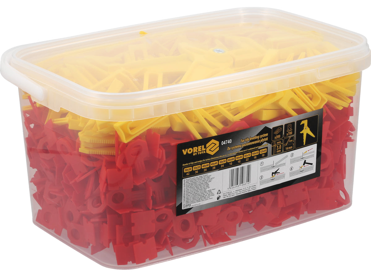 Tegel Nivelleersysteem 3MM 700+200+TANG