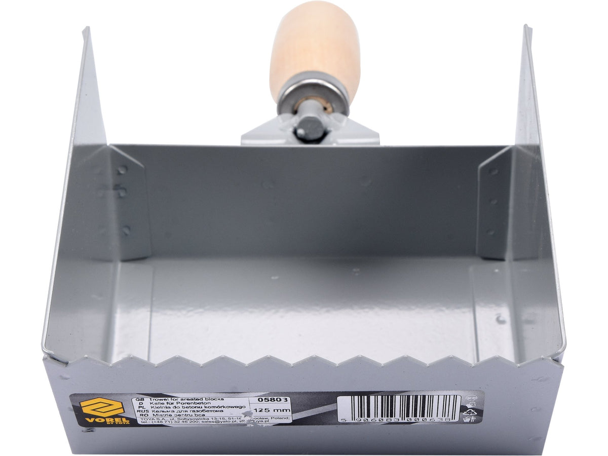 TROHE VOOR cellenbeton 125MM