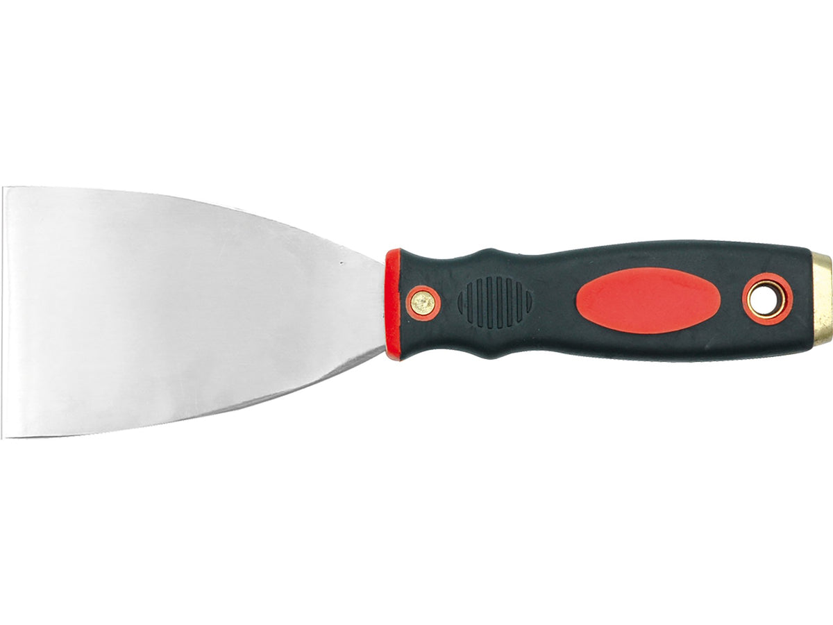 Roestvrije Spatel 60MM, Tweekleurig Handvat