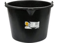 Bouwemmer, Zwart Met Tuit, 16 L