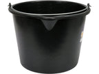 Bouwemmer, Zwart Met Tuit, 20 L
