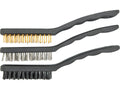 Borstels: Messing, Staal, Nylon, 230 Mm, 3 St.