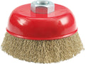Voorborstel 100 Mm, Gegolfde Draad