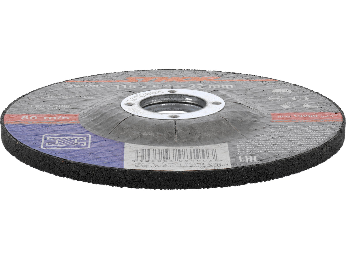 Metalen Slijpschijf 115 X 6,0 X 22 MM
