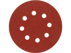 Schuurschijven 125MM, P150, Met 8 Gaten, 5 St.
