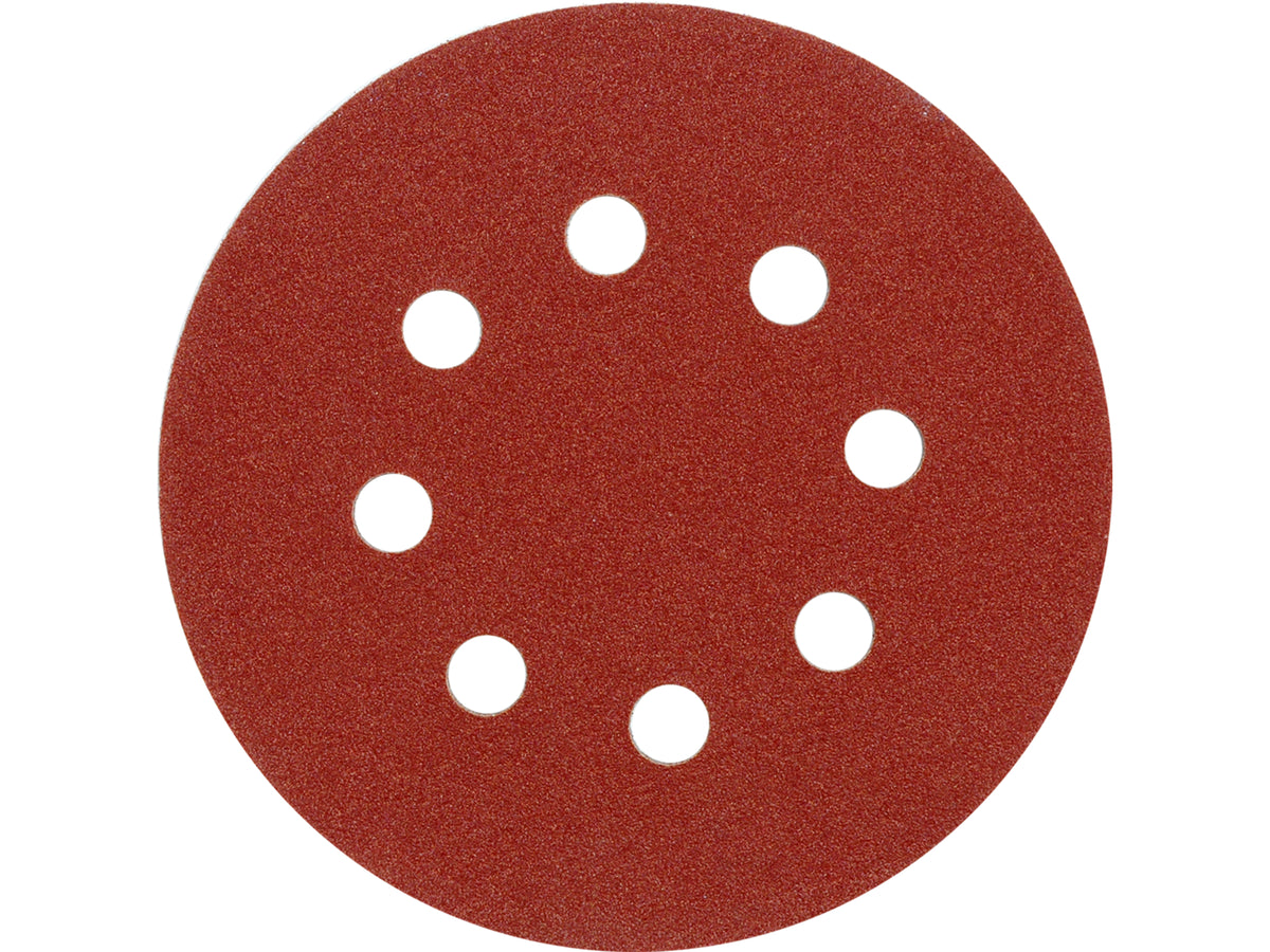 Schuurschijven 125MM, P60, Met 8 Gaten, 5 St.