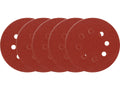 Schuurschijven 125MM, P80, Met 8 Gaten, 5 St.