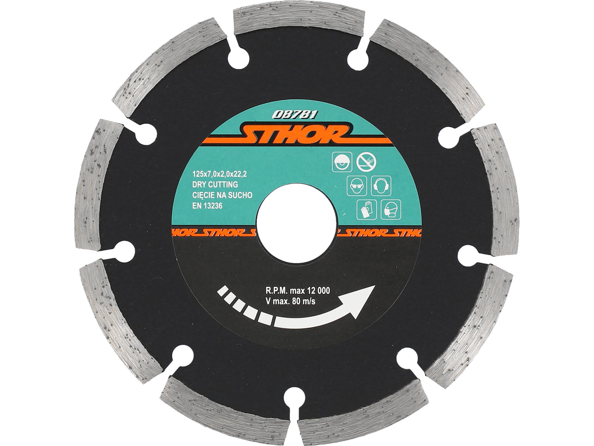Diamantschijf ''Segment'' - Hs 125MM