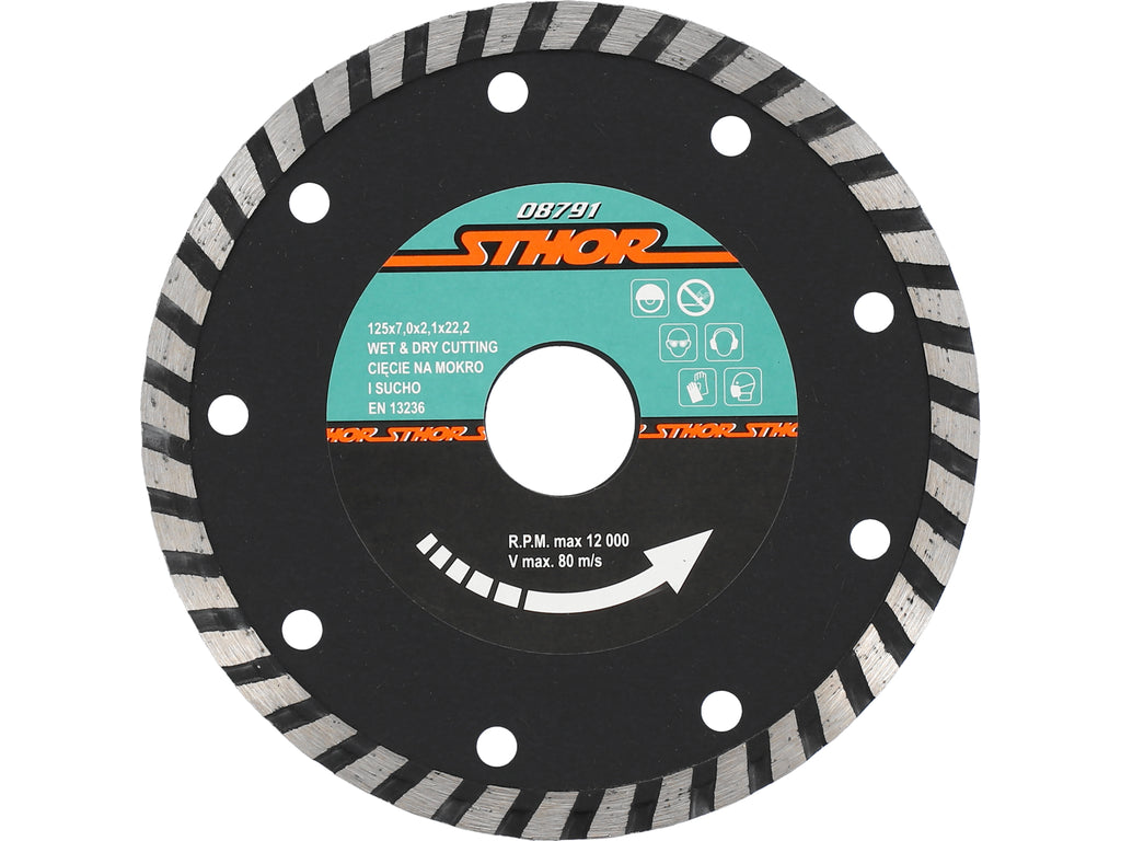 Diamantschijf ''Turbo'' - 125MM
