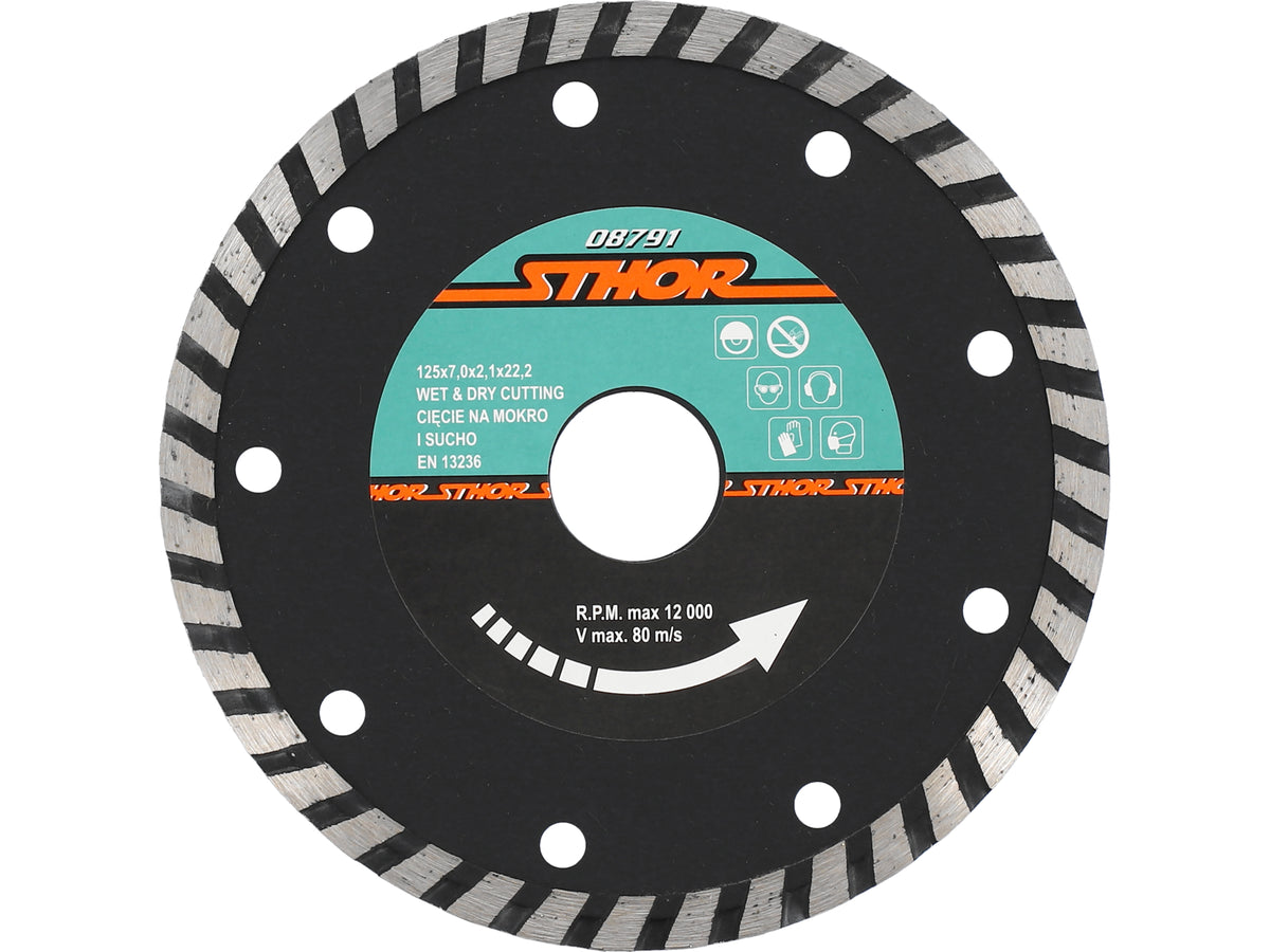 Diamantschijf ''Turbo'' - 125MM