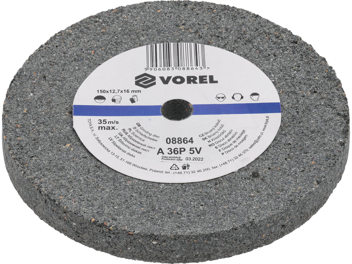 Schijf Voor Tafel Slijper 150X12,7X17 MM - Grof