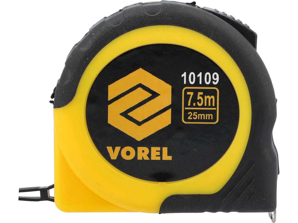 Geel-Zwart Gerolde Maatregel 7,5 M X 25 MM