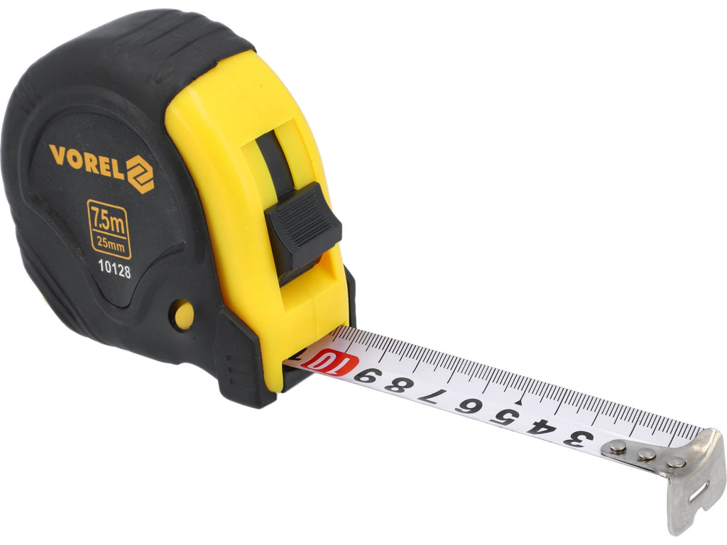 Geel En Zwart Gerolde Maatregel 7,5 M X 25 MM