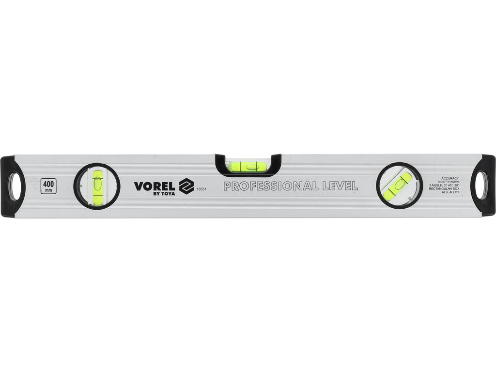 Vorel Aluminium Niveau 3-LIBS 400 MM