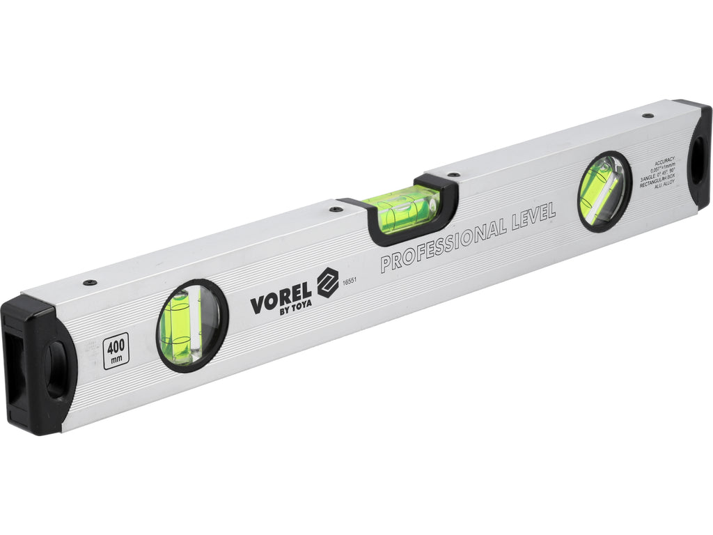 Vorel Aluminium Niveau 3-LIBS 400 MM