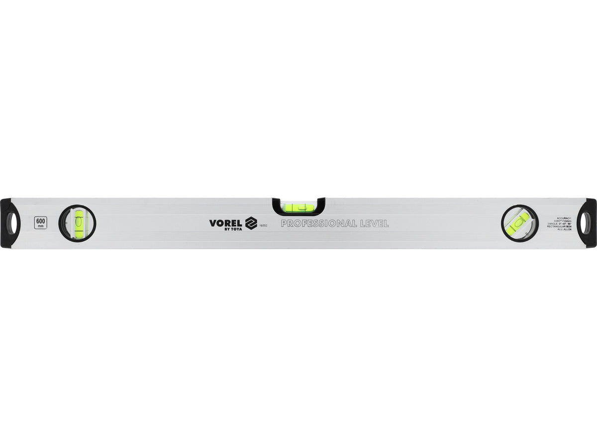 Vorel Aluminium Niveau 3-LIBEL 600 MM