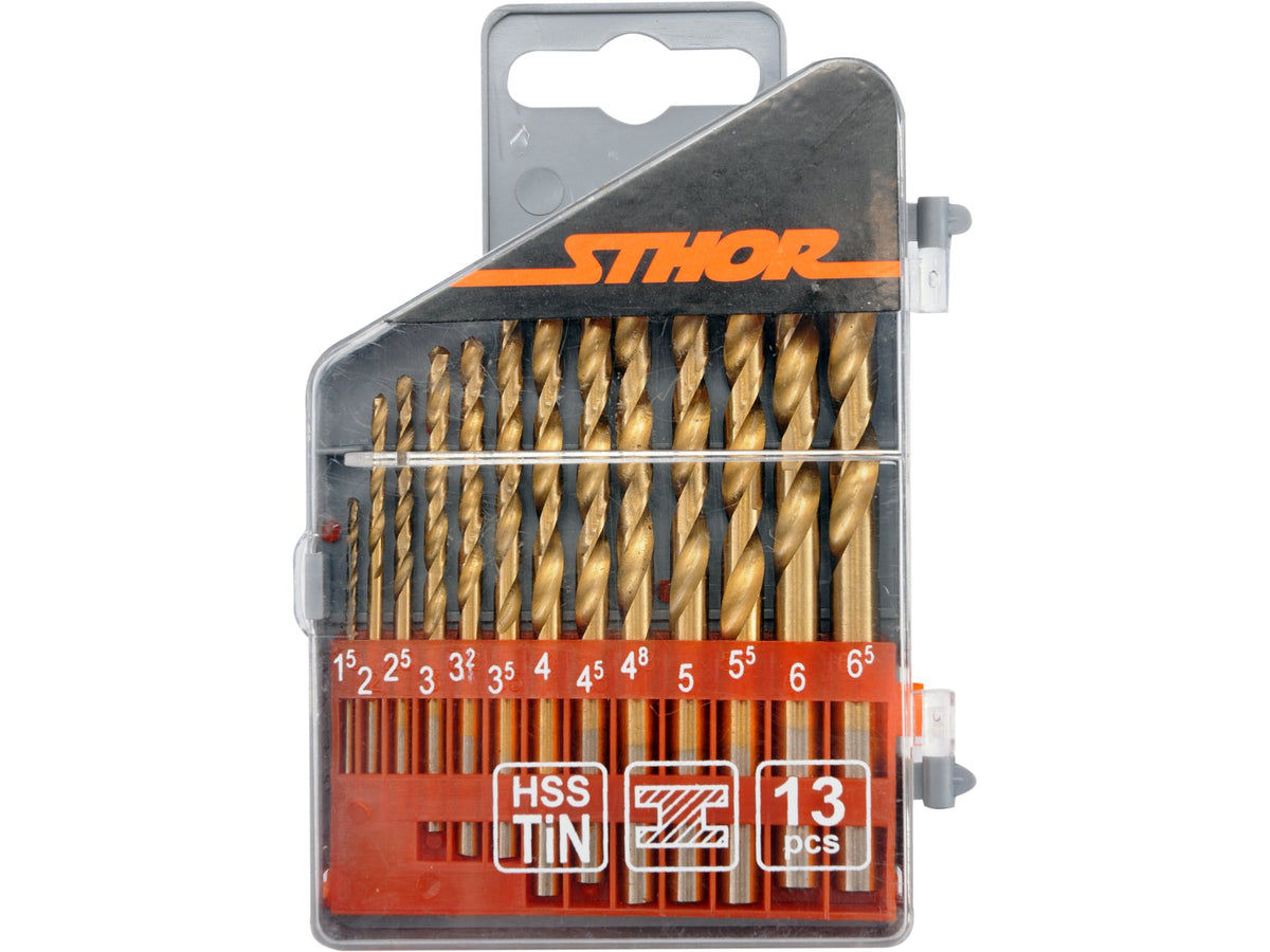 Metaalboor Boren, Titanium 1,5-6,5 MM /13 St.