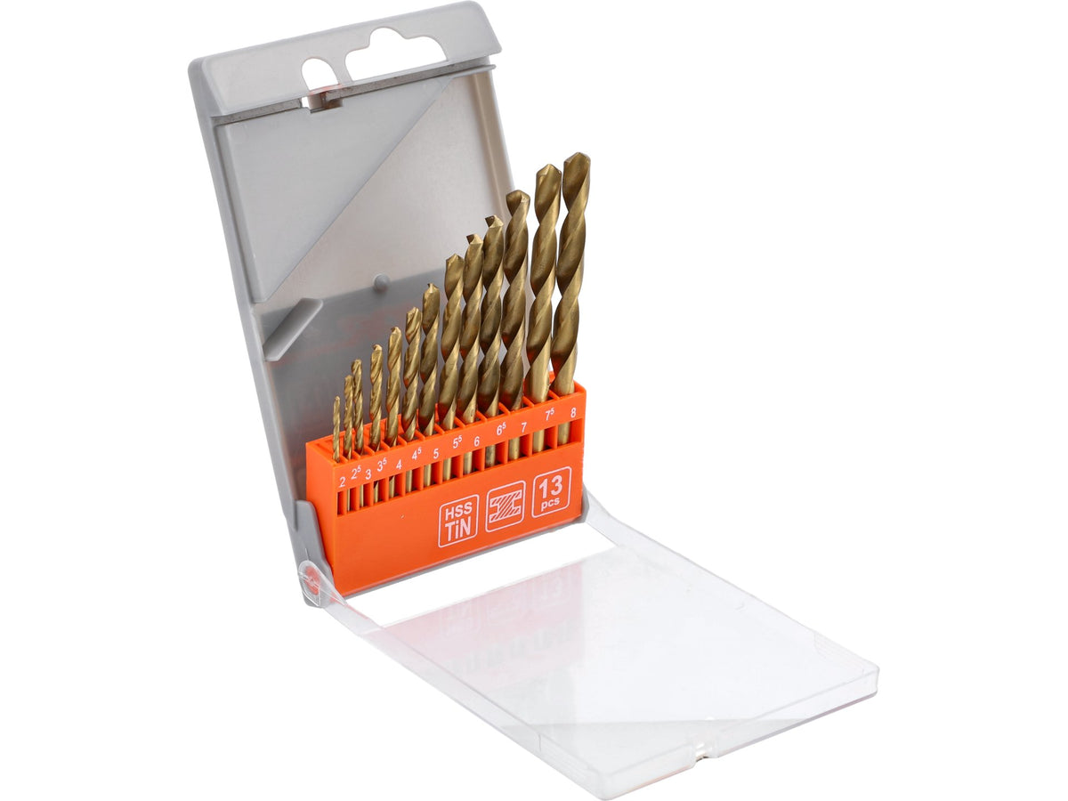 Metaalboor Boren, Titanium 2-8 MM / 13 St