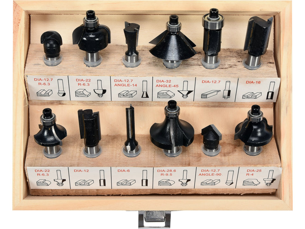 Set Houtsnijders 12 Stuks.
