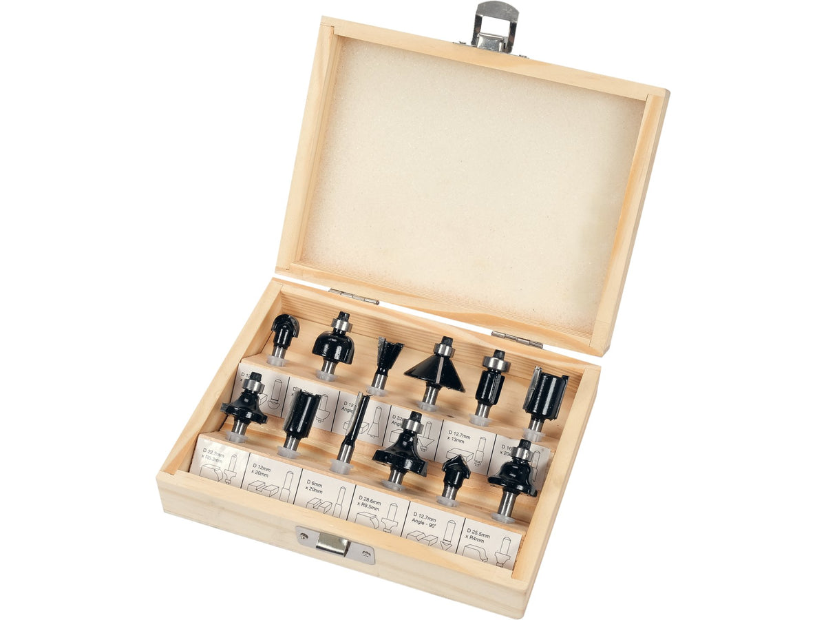 Widi Houtsnijders, Schacht Fi 6 Mm, Set Van 12 Stuks.