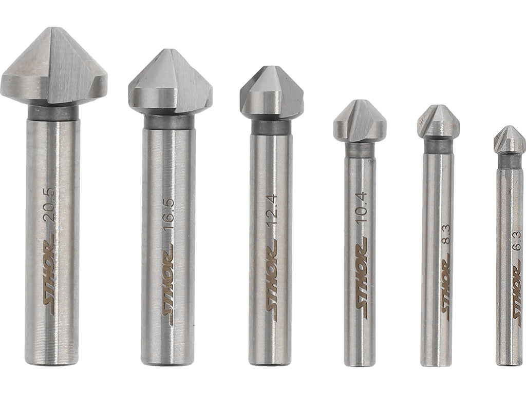 Set Verzonkboren Voor Metaal 6,3-20,5MM 6 Stuks