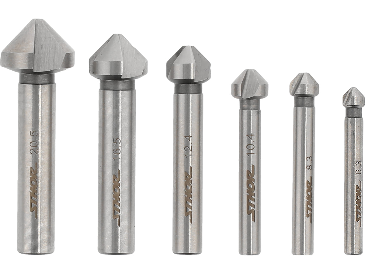 Set Verzonkboren Voor Metaal 6,3-20,5MM 6 Stuks
