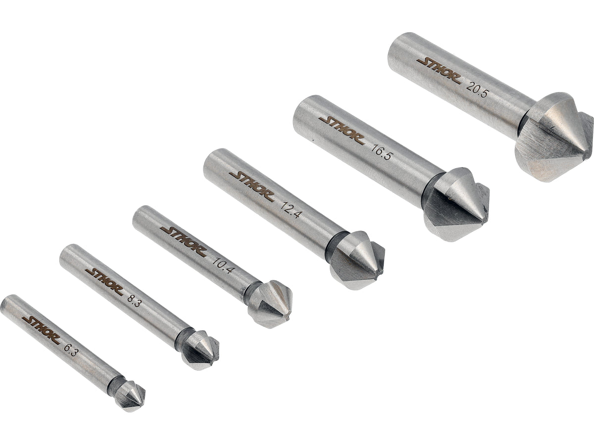 Set Verzonkboren Voor Metaal 6,3-20,5MM 6 Stuks