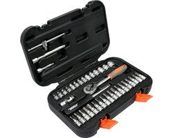 Sthor 58640 - Dopsleutelset - 1/4 inch - 38-delig - Ergonomische Handgreep