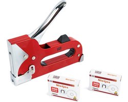 Professionele Stalen Handtacker, Nietmachine Inclusief 1000 Nietjes