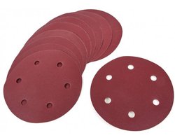 180 mm 10-delige k80 schuurschijfset voor 180 mm wand- en plafondschuurmachine