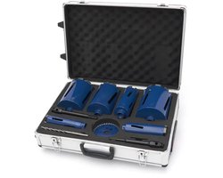 11 Delige Professionele Diamantborenset 38 / 52 / 65 / 117 / 127 mm