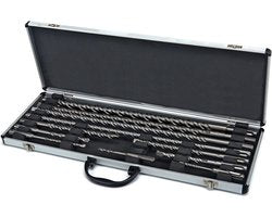 11 Delige SDS-Plus Borenset in Aluminium Koffer
