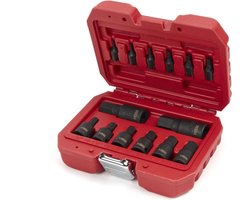 14 delige Kracht Inbus – Doppenset 2,5-19mm