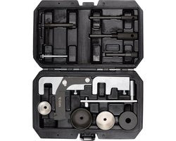 Professionele Distributie Borgset / Kleptiming Set – 12-Delig – Voor Renault, Nissan & Opel Dieselmotoren (dCi, DTI, CDTI) – Timingset met Koffer