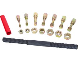 15 Delige Schroefdraad Reparatie Tap en Snijset Inclusief Draadvijl