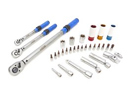 32 Delige Professionele Momentsleutelset Van 5 tot 220 NM