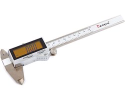 Dasqua 150 mm Digitale Schuifmaat IP67 Waterbestendig Groot Scherm Millimeter Inch Breuken