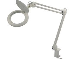 127 mm LED Verstelbare Loupe/Loep lamp Met Dimmer en Tafelklem – 3800LUX