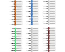 Set van 10 micro boortjes in een doosje (1.00 mm)