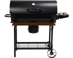 Lund Houtskoolbarbecue met Deksel - Rooster 71x34.5cm