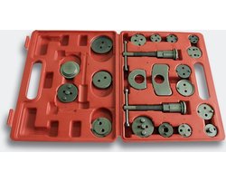 21-delige remzuiger-duwset - 330 x 260 x 55 mm - Brede compatibiliteit - Remklauw-duwgereedschap voor auto's en garages