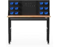 Heavy duty werkbank 152 cm, met een lade en achterwan