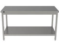 Profi RVS Werkbank 150 cm (Roestvrijstalen werkblad met MDF-versteviging)