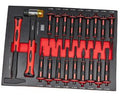 Inlay met hamerset, doorslagenset 20-delig