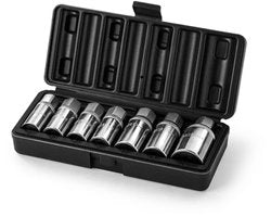 Tapeind, Draadeind Uitdraaiset 6 tot 14 mm 7-Delig