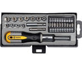 Schroevendraaierset met Ratel & 34 Bits - Kwaliteit CrV Staal
