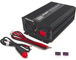Professionele 12 Volt – 230 Volt Zuivere Sinus Spanningsomvormer 600 Watt